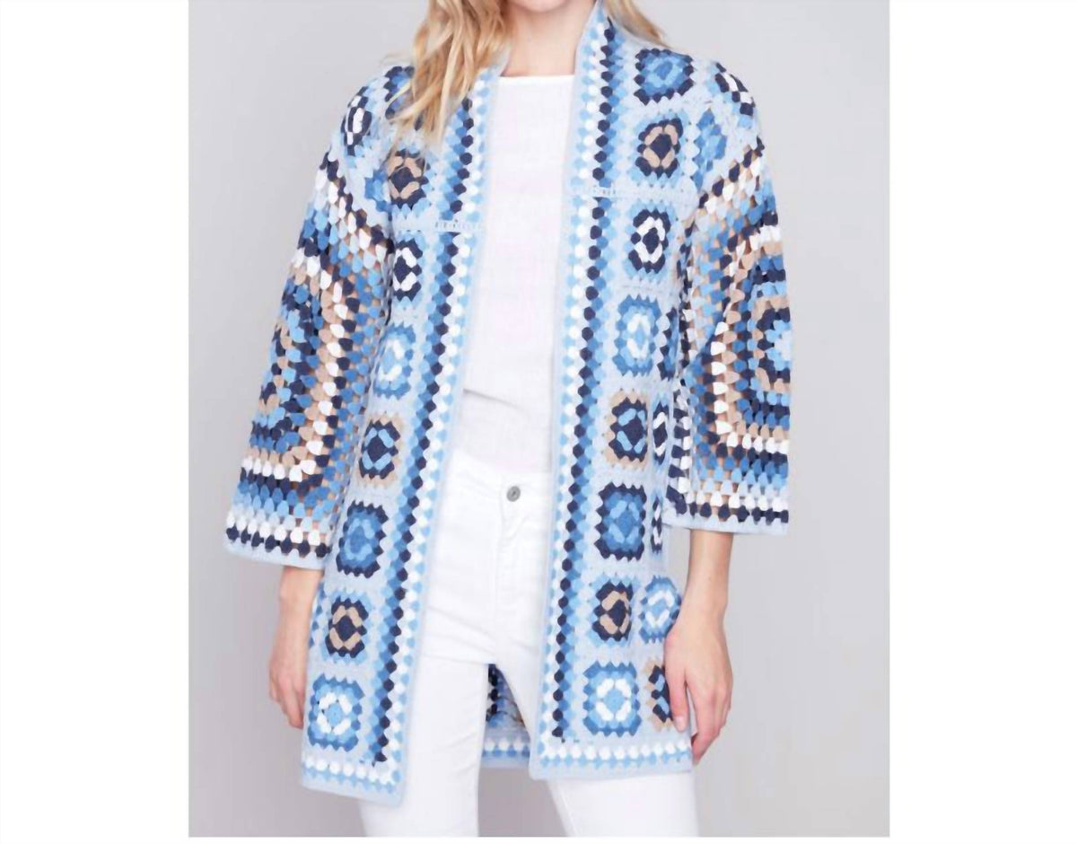 Charlie B - Long Crochet Cardigan