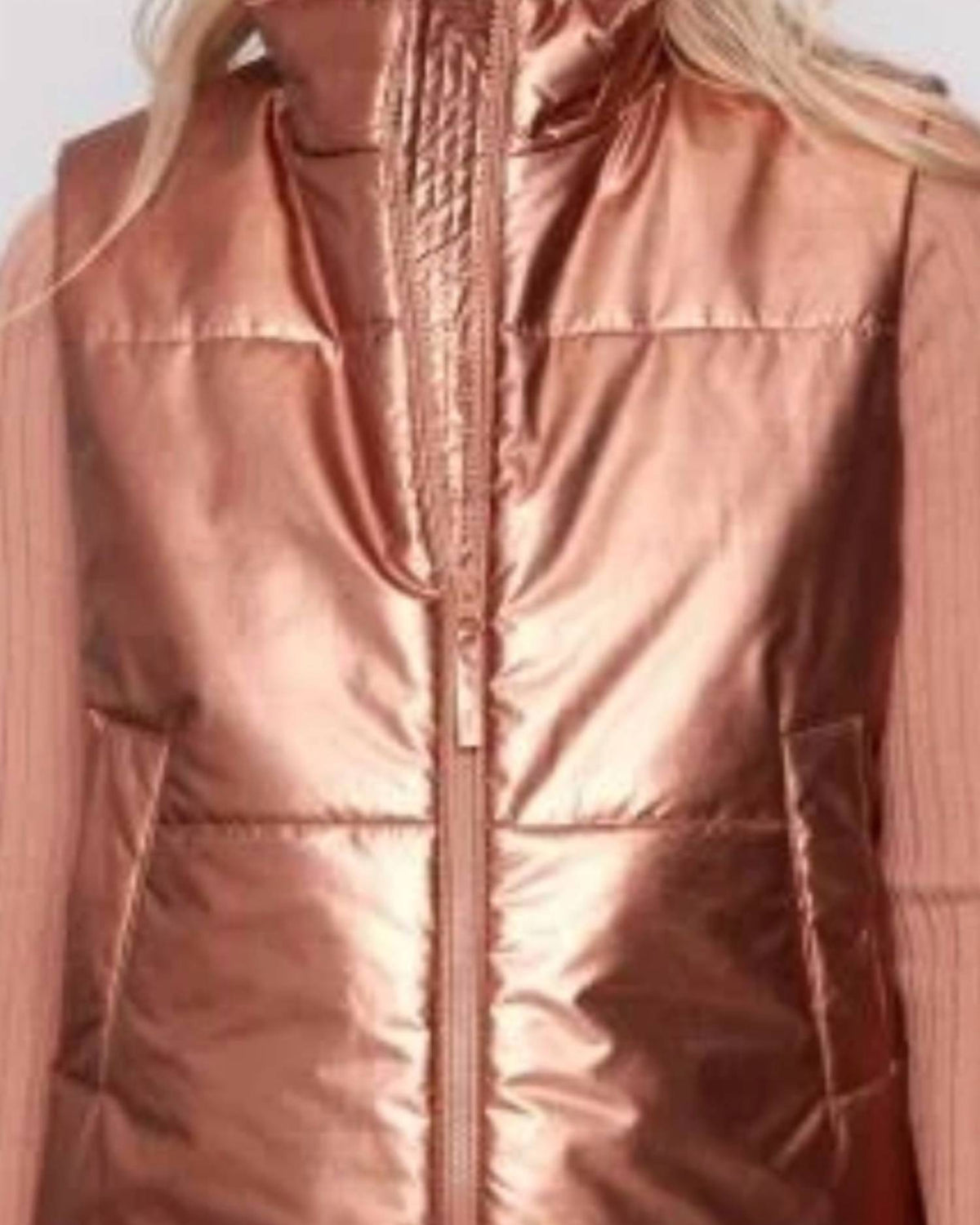 Charlie B - Metallic Short Vest