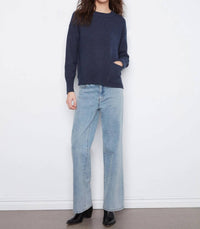 Charlie B - Patch Pocket Crew Neck Sweater