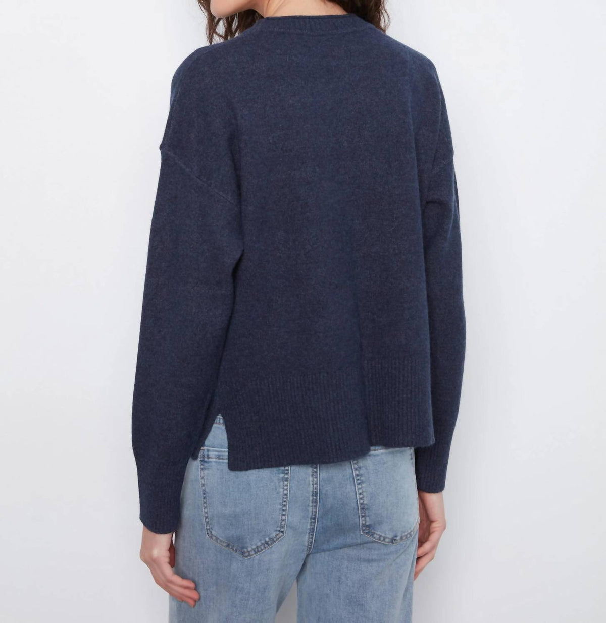 Charlie B - Patch Pocket Crew Neck Sweater