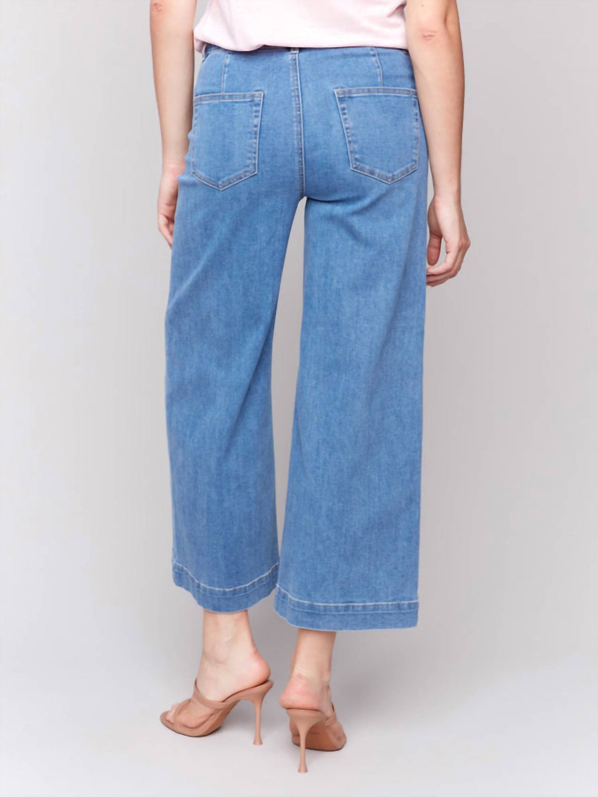 Charlie B - Patch Pocket Flare Jeans