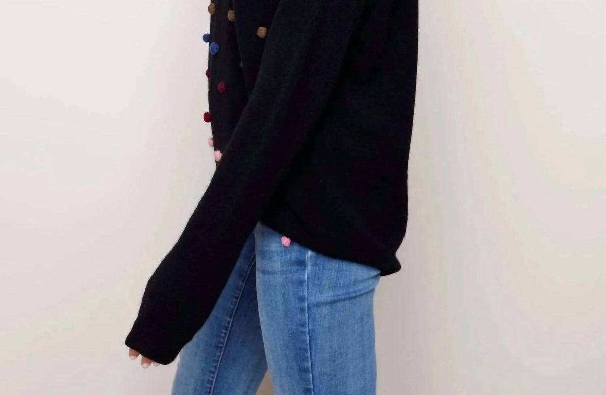 Charlie B - Pompoms Crew Neck Pullover