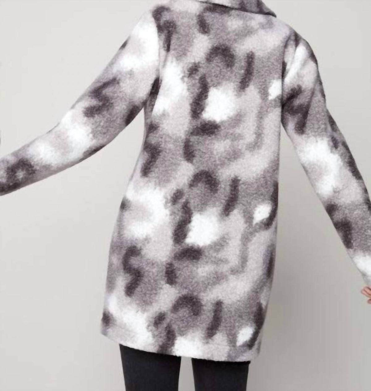 Charlie B - Printed Boucle Knit Coat