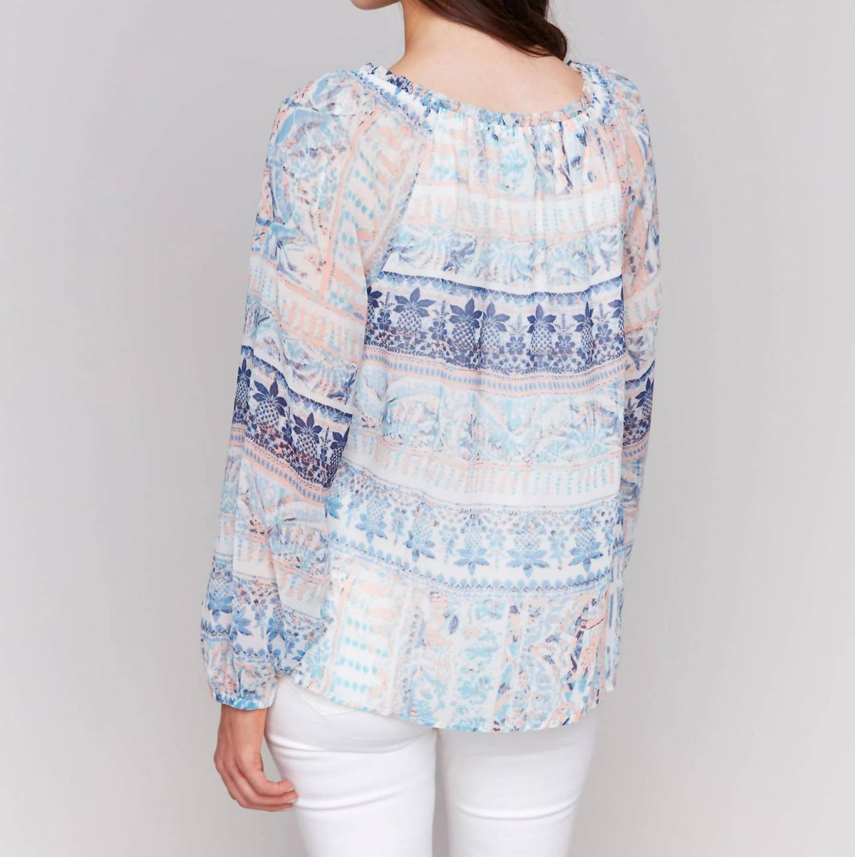 Charlie B - Printed Chiffon Blouse