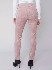 Charlie B - Printed Corduroy Stretch Pant
