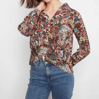Charlie B - Printed Shirt With Twisted Front