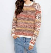 Charlie B - Reversible Raglan Sweater