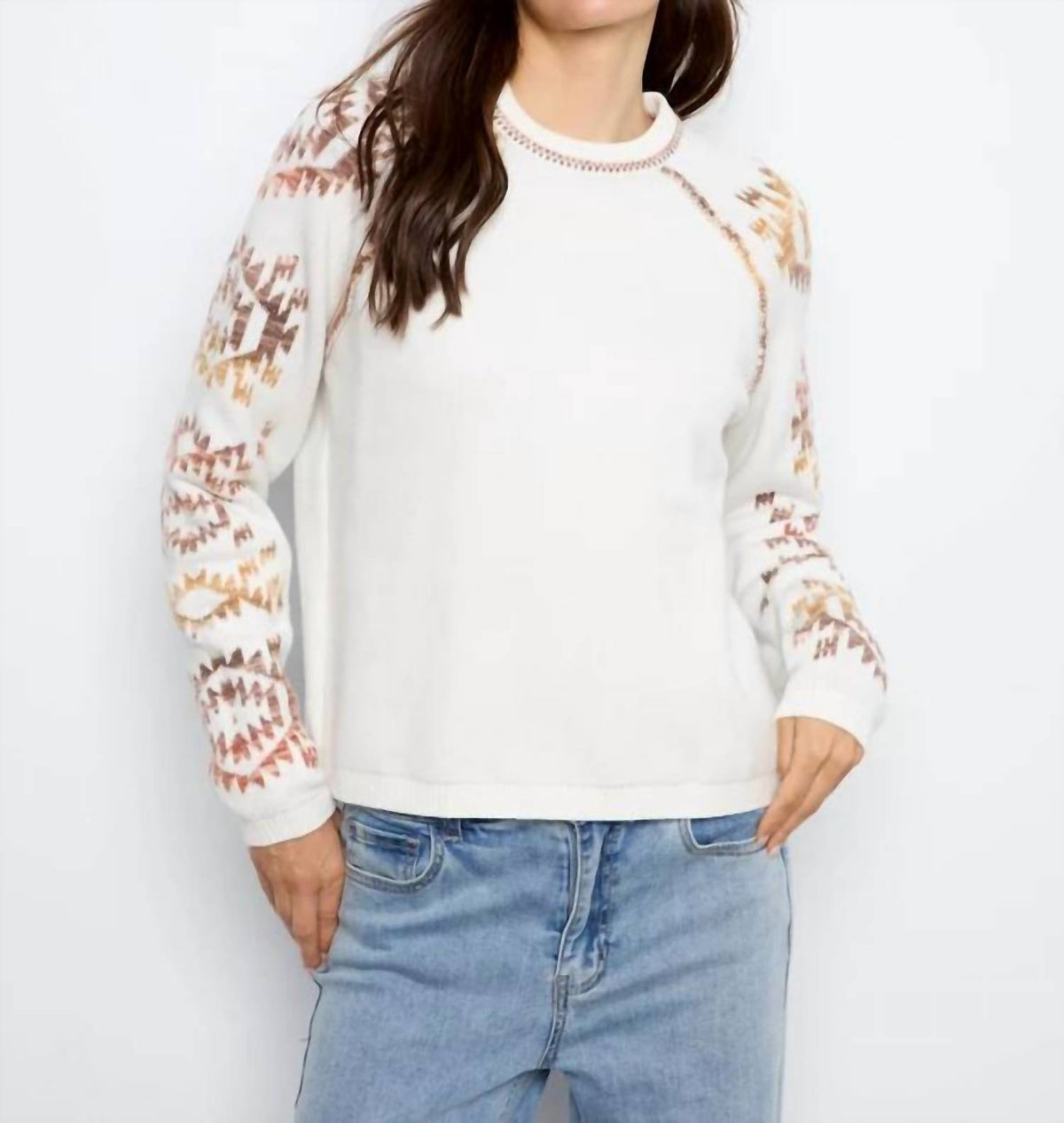 Charlie B - Reversible Raglan Sweater