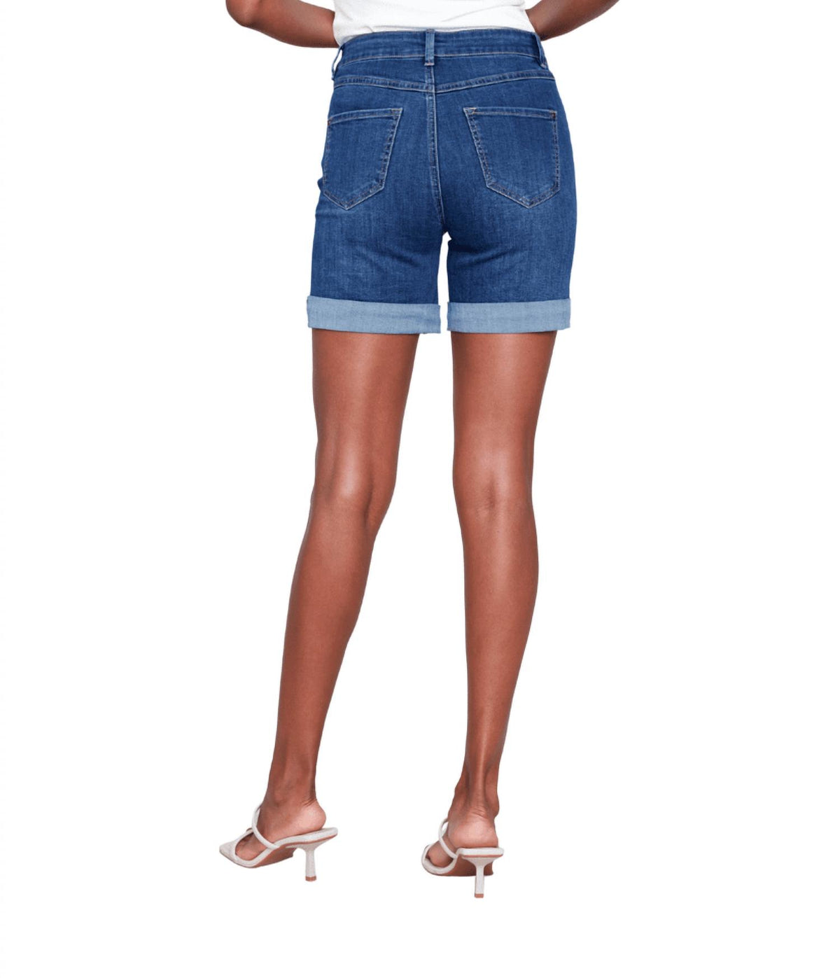 Charlie B - Rolled Hem Denim Short