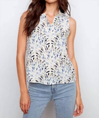Charlie B - Ruffle Neck Top