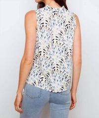 Charlie B - Ruffle Neck Top