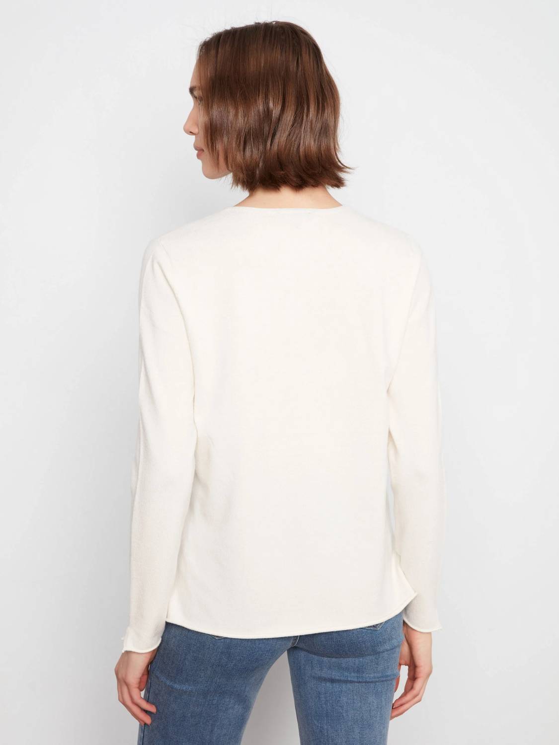 Charlie B - Solid Basic V-Neck Sweater