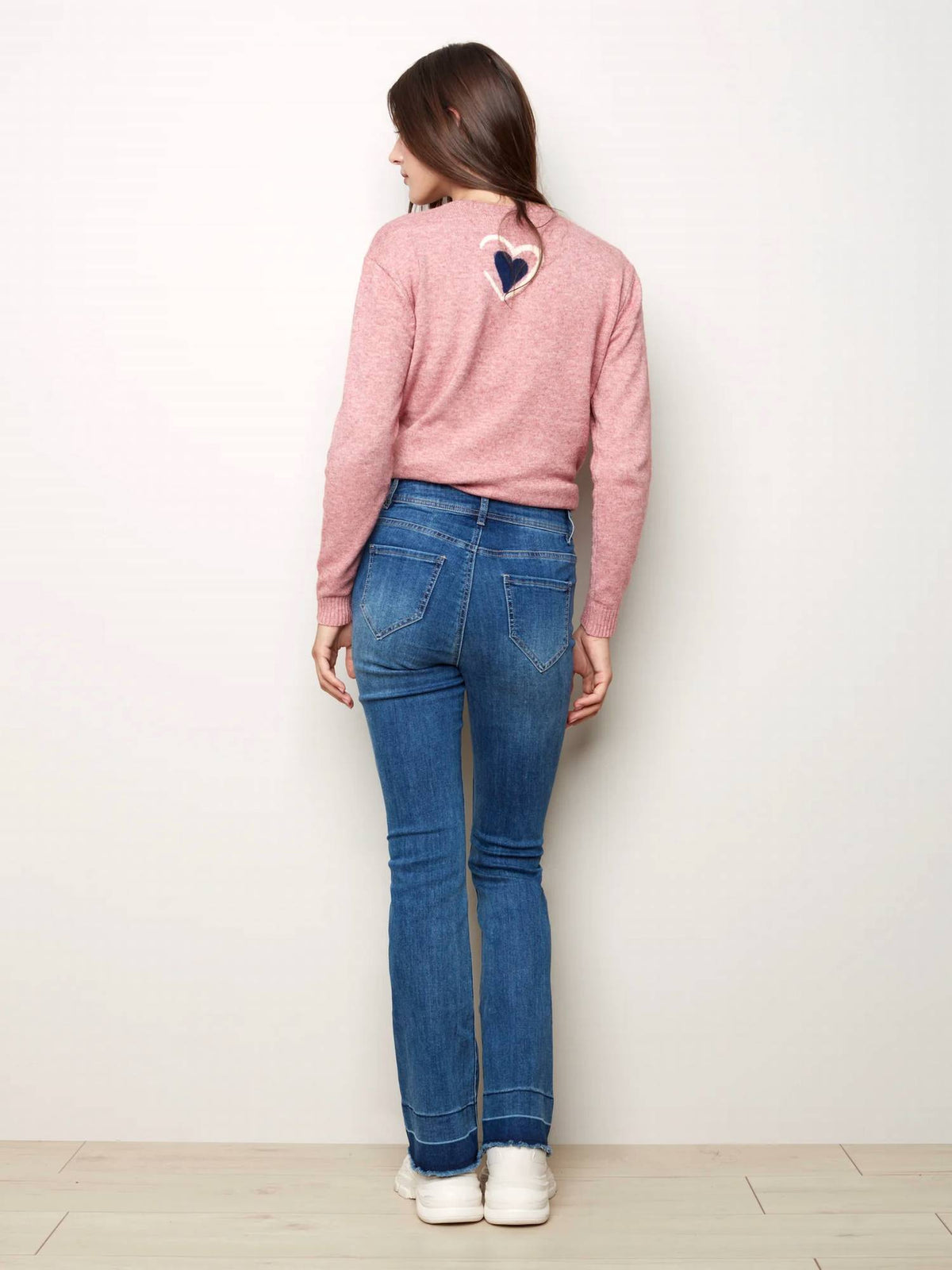 Charlie B - Solid Denim Flare Jean