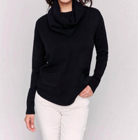 Charlie B - Sweater With Removable Scarf