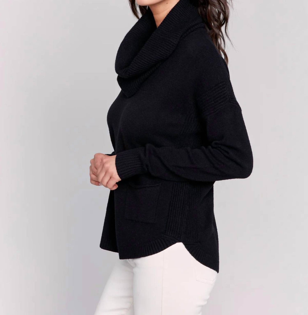Charlie B - Sweater With Removable Scarf