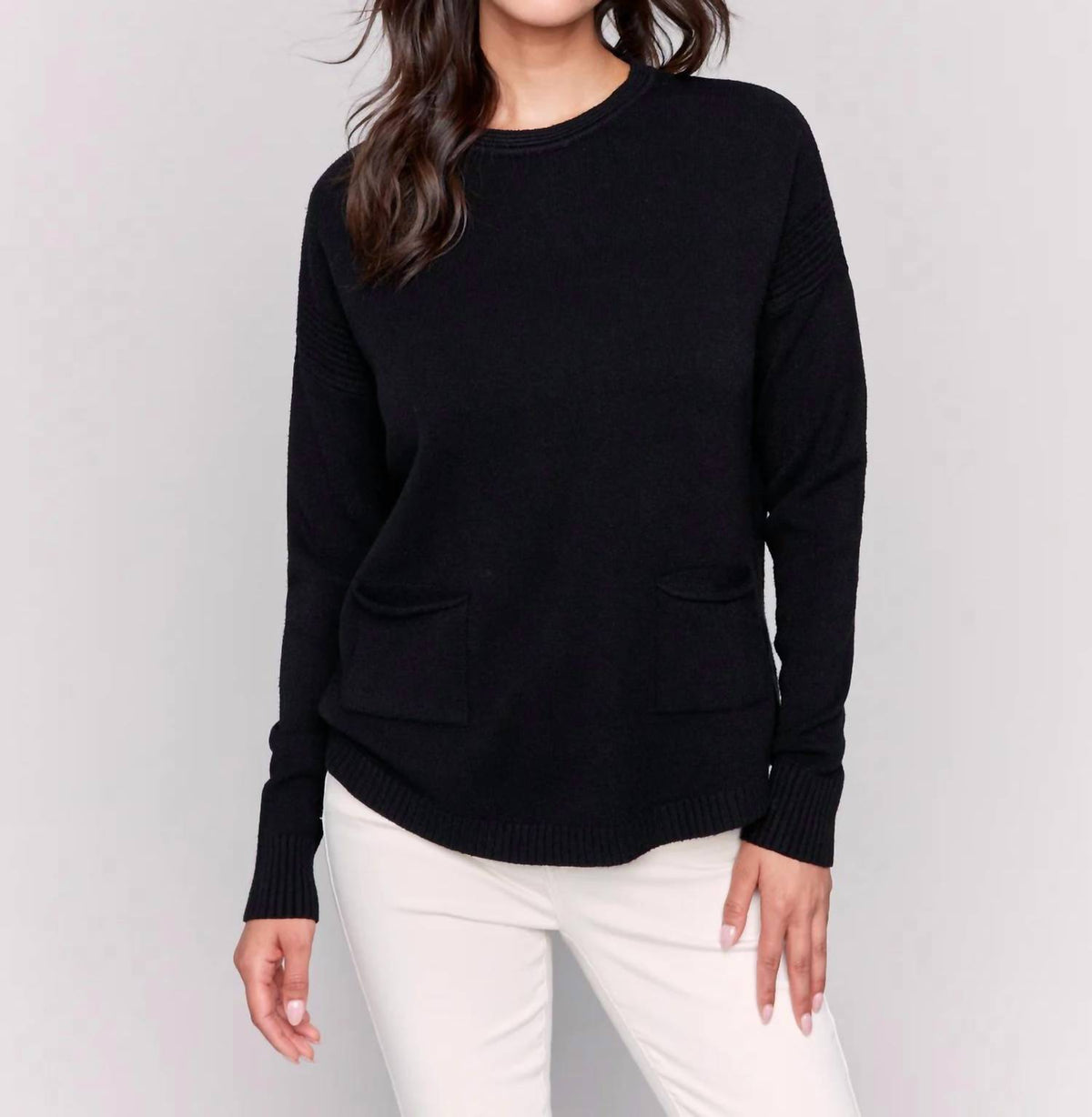 Charlie B - Sweater With Removable Scarf
