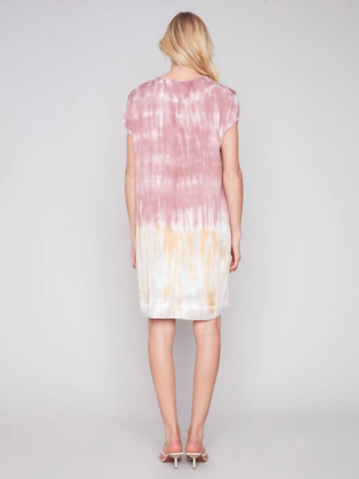 Charlie B - Tie Dye Dolman Sleeve Mini Dress