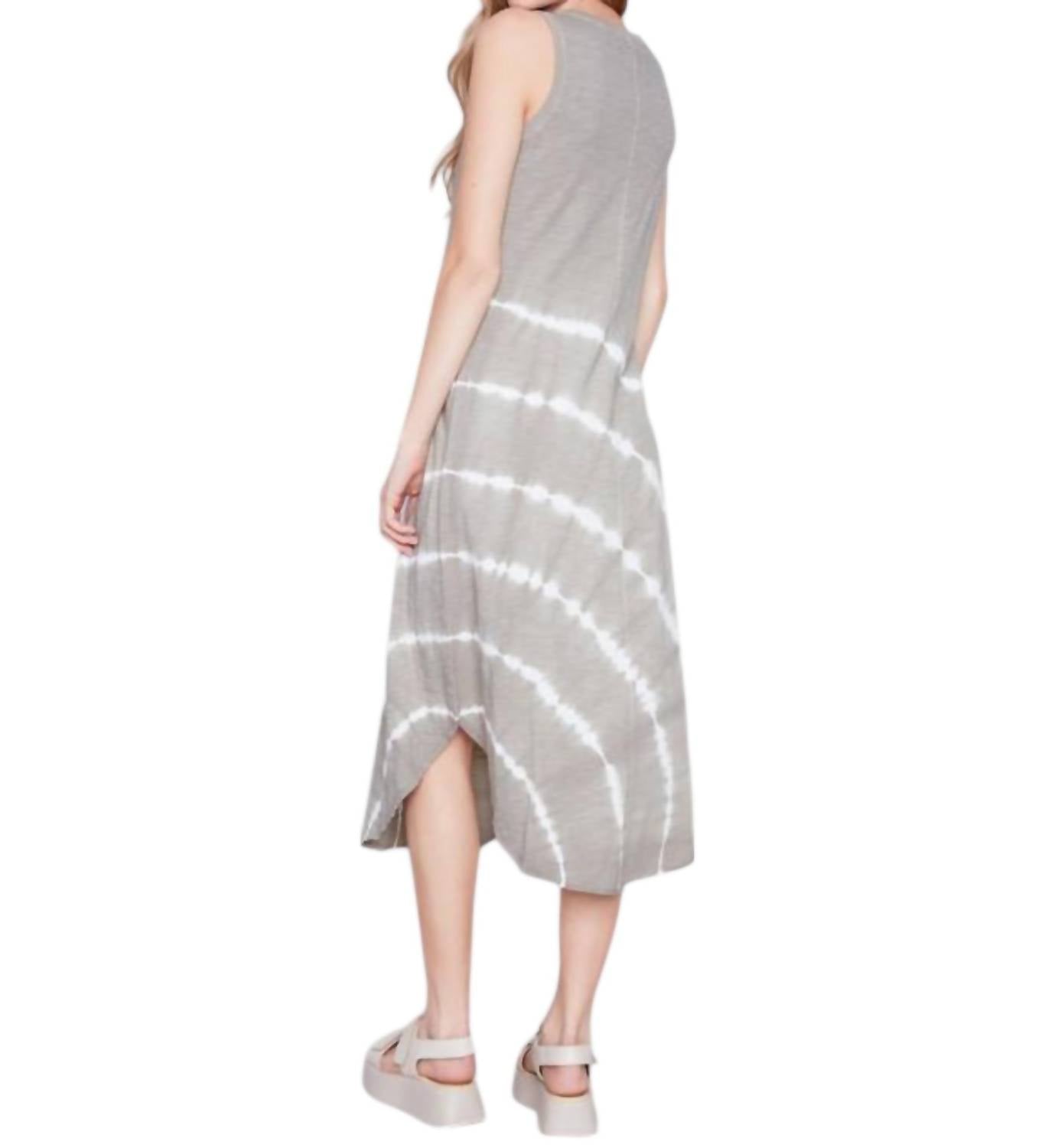 Charlie B - Tie Dye Sleeveless V - Neck Dress - clothing - cotton - dresses