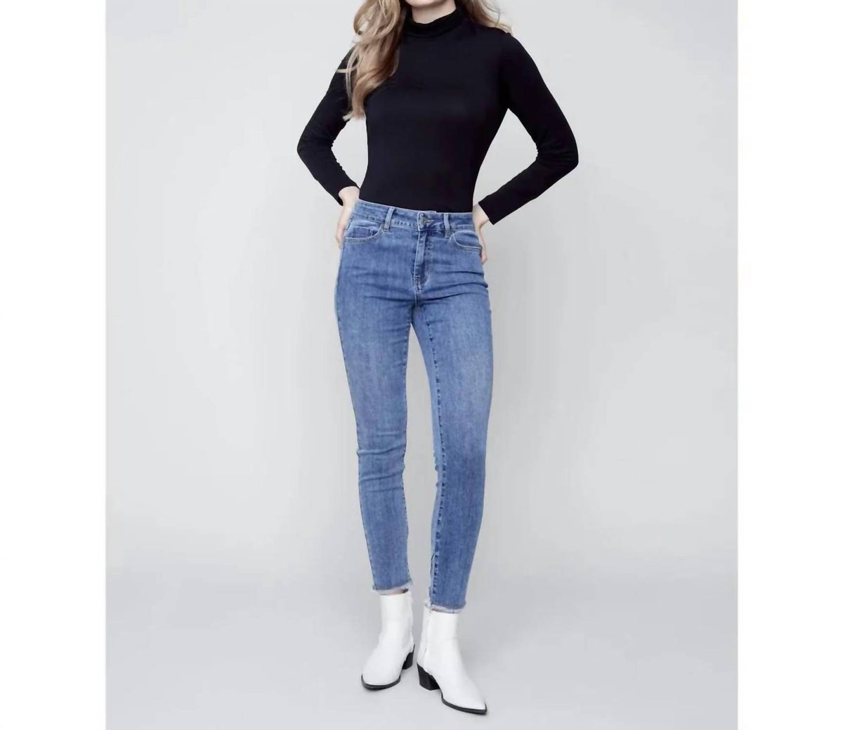 Charlie B - Tulip Back Hem Jeans