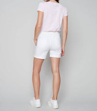 Charlie B - Twill Short - clothing - cotton - blend - high - waist