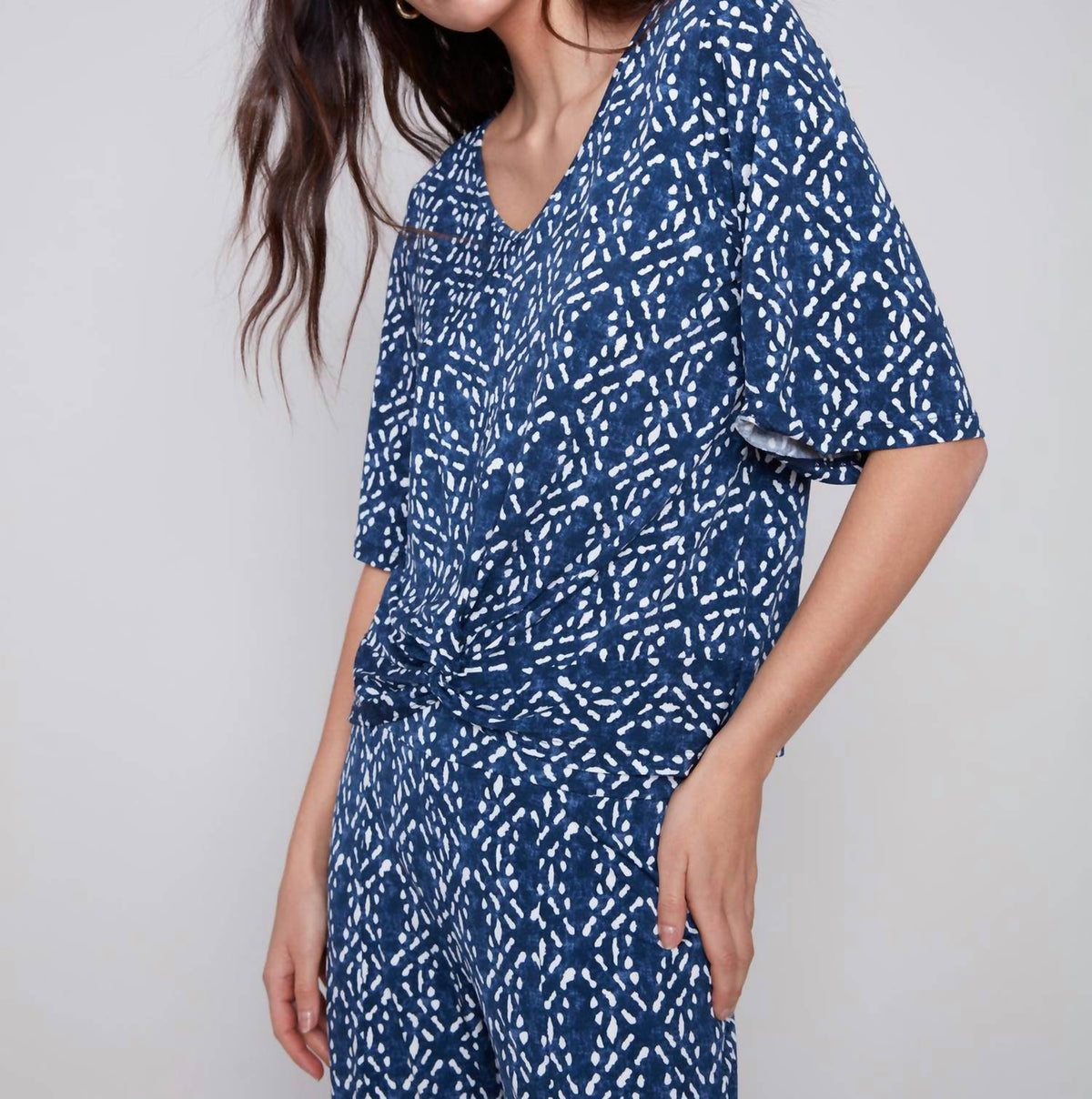 Charlie B - V Neck Top