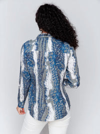 Charlie B - Westerville Printer Collar Top