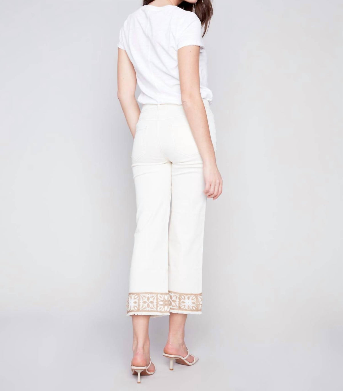 Charlie B - Women's Cuffed Ankle Jeans