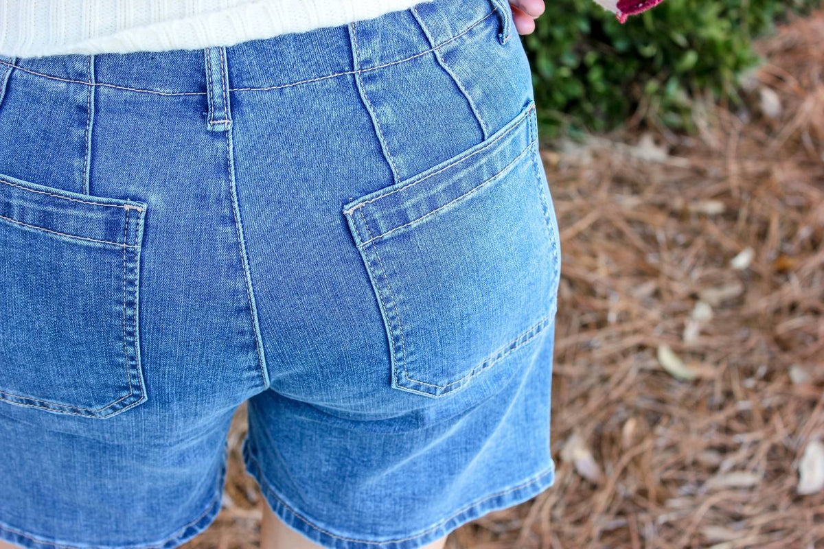 Charlie B - Women's Front Pocket Patch Short