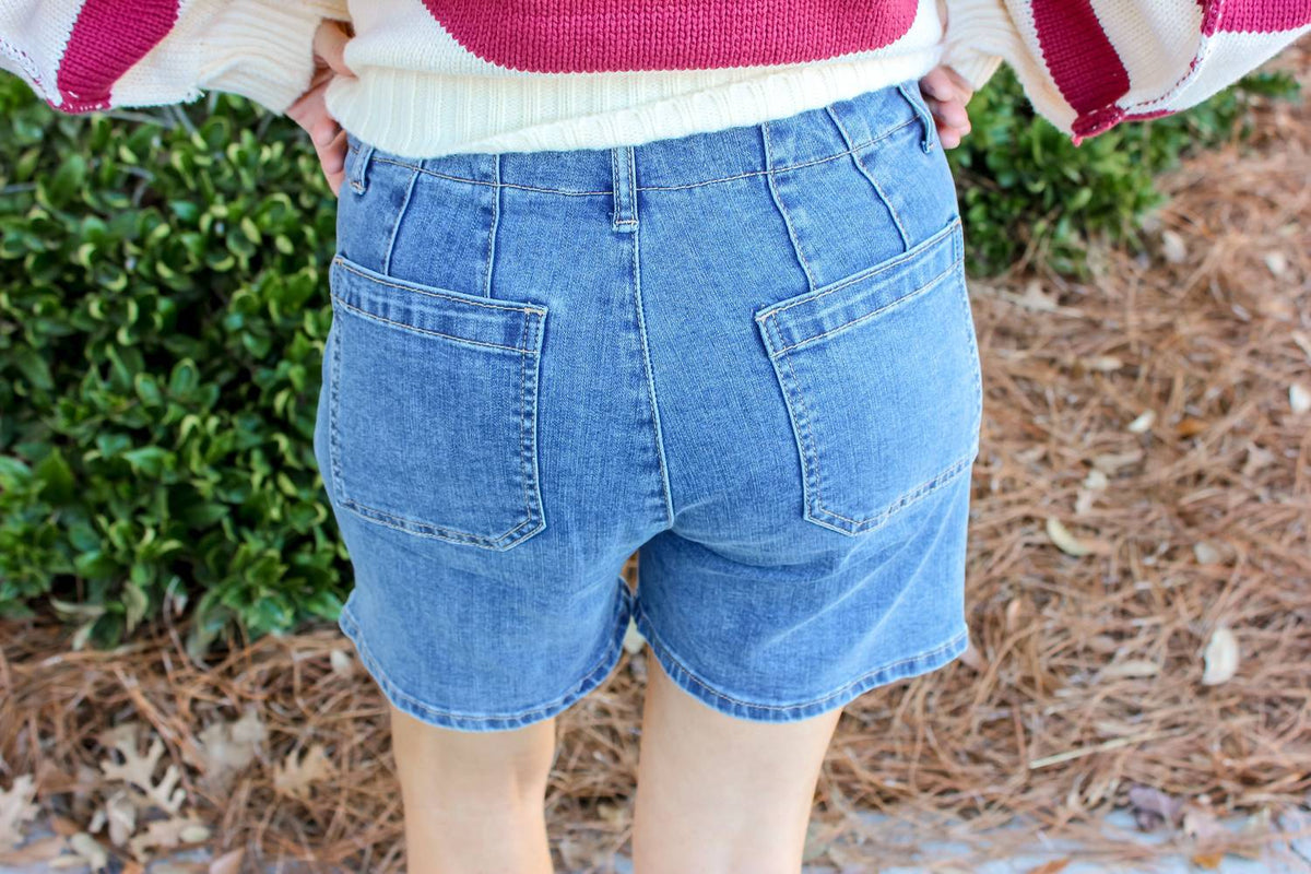 Charlie B - Women's Front Pocket Patch Short