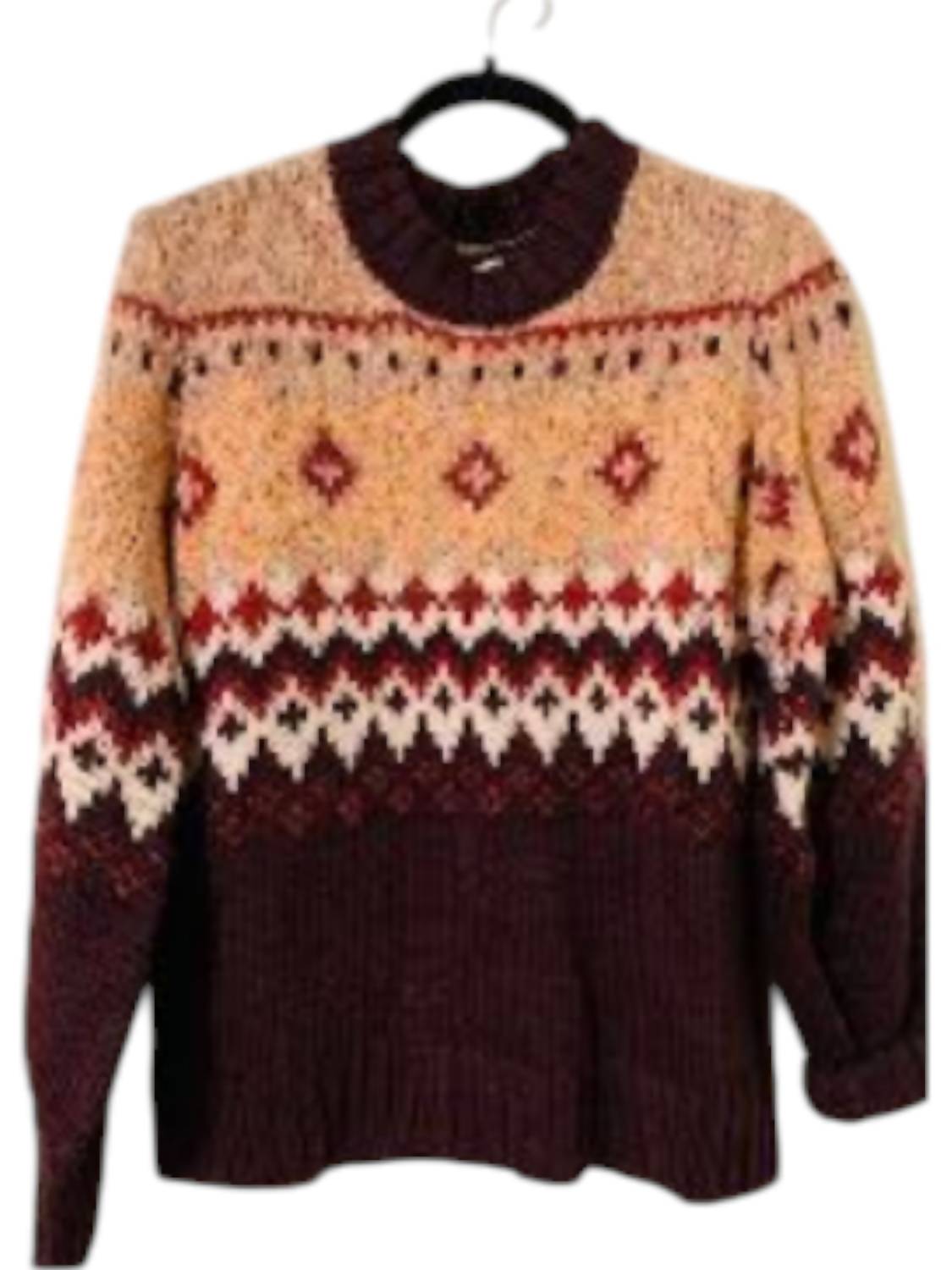 Charlie Paige - Women's Fair Isle Sweaters - clothing - crew - patterned