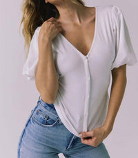 Chaser - Abbie V-neck Blouse