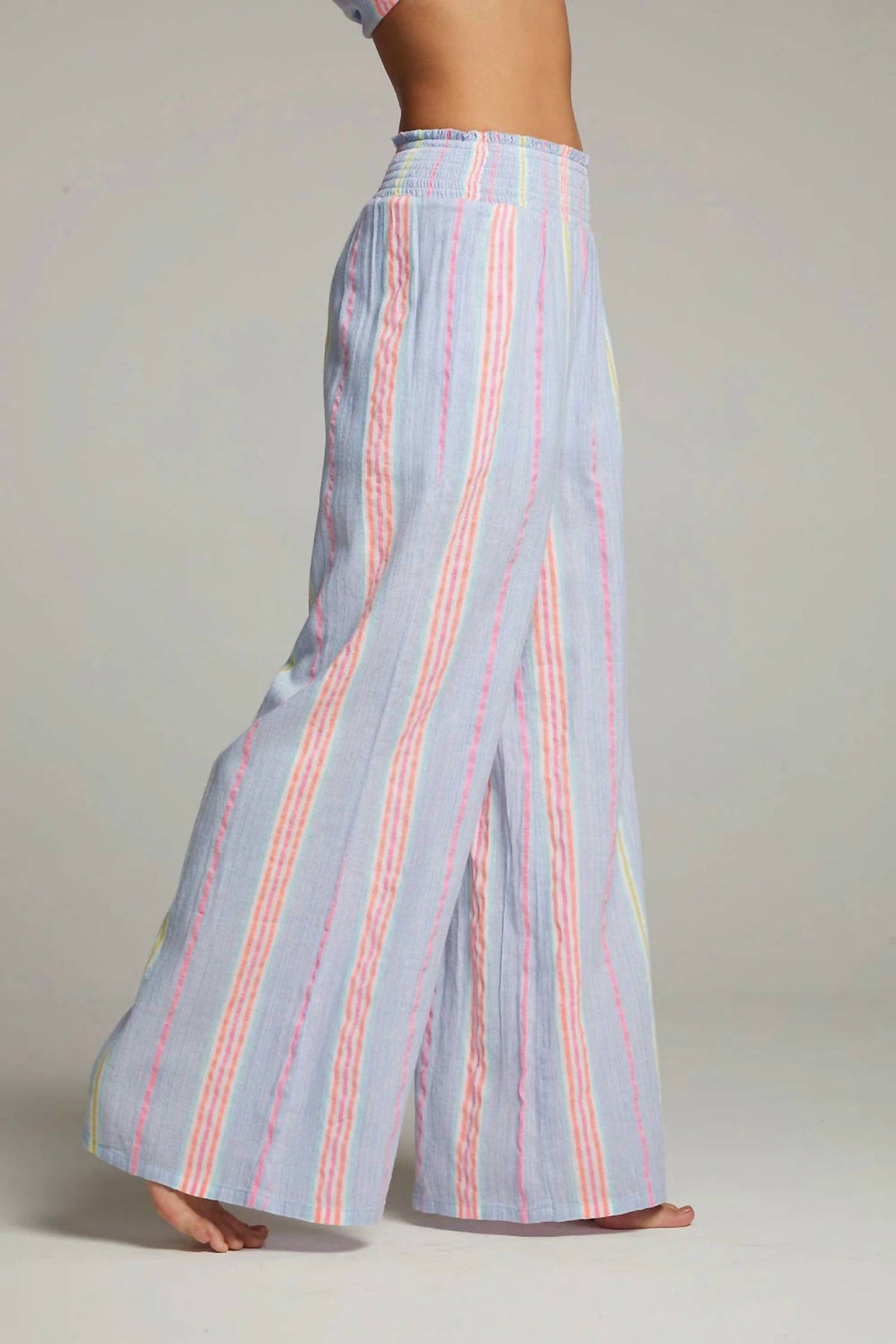 Chaser - Bari Stripe Flared Leg Trouser