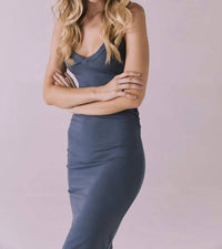 Chaser - Bliss Future Midi Dress - clothing - cotton - blend - dresses