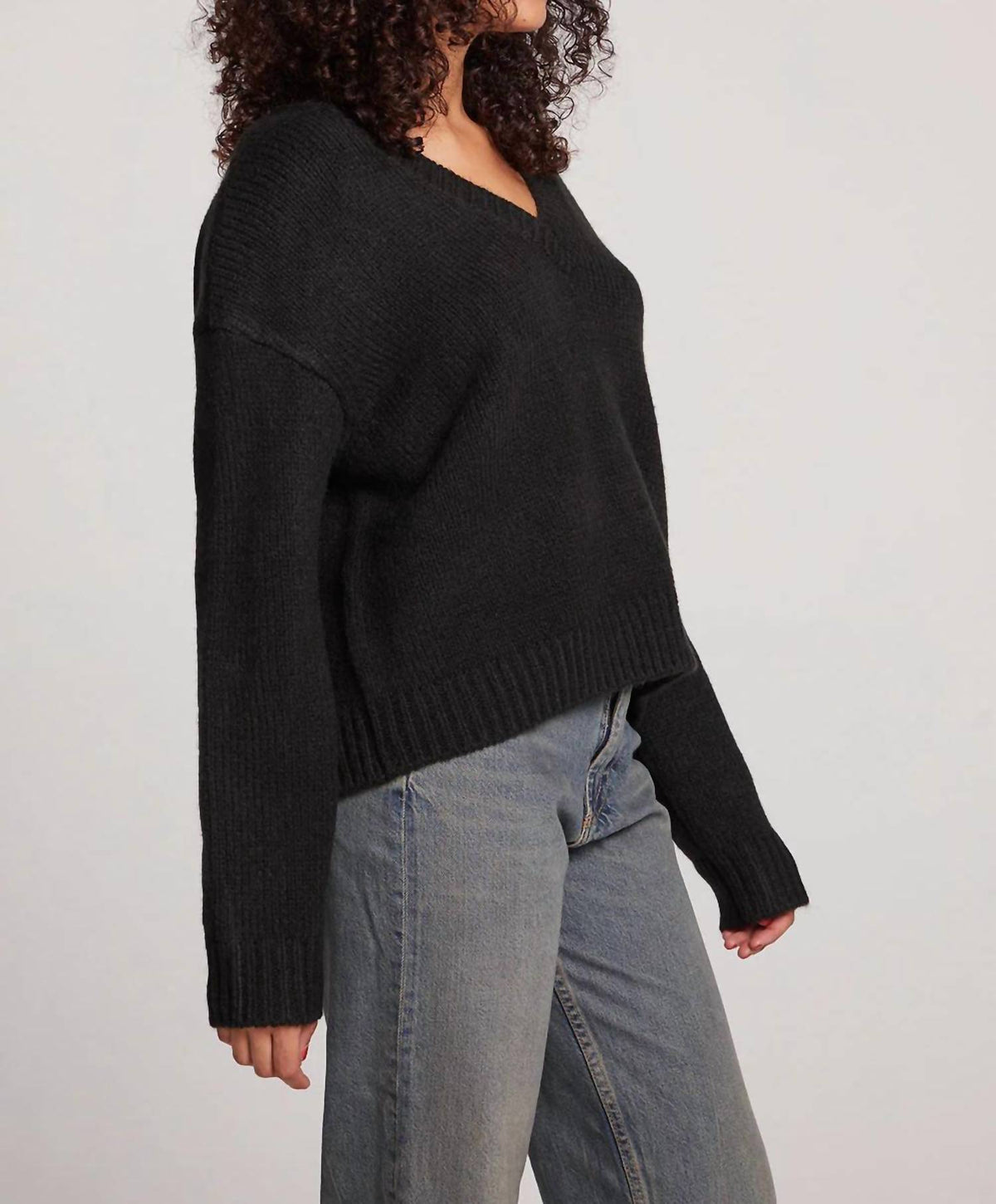 Chaser - Ginger Licorice V-neck Sweater