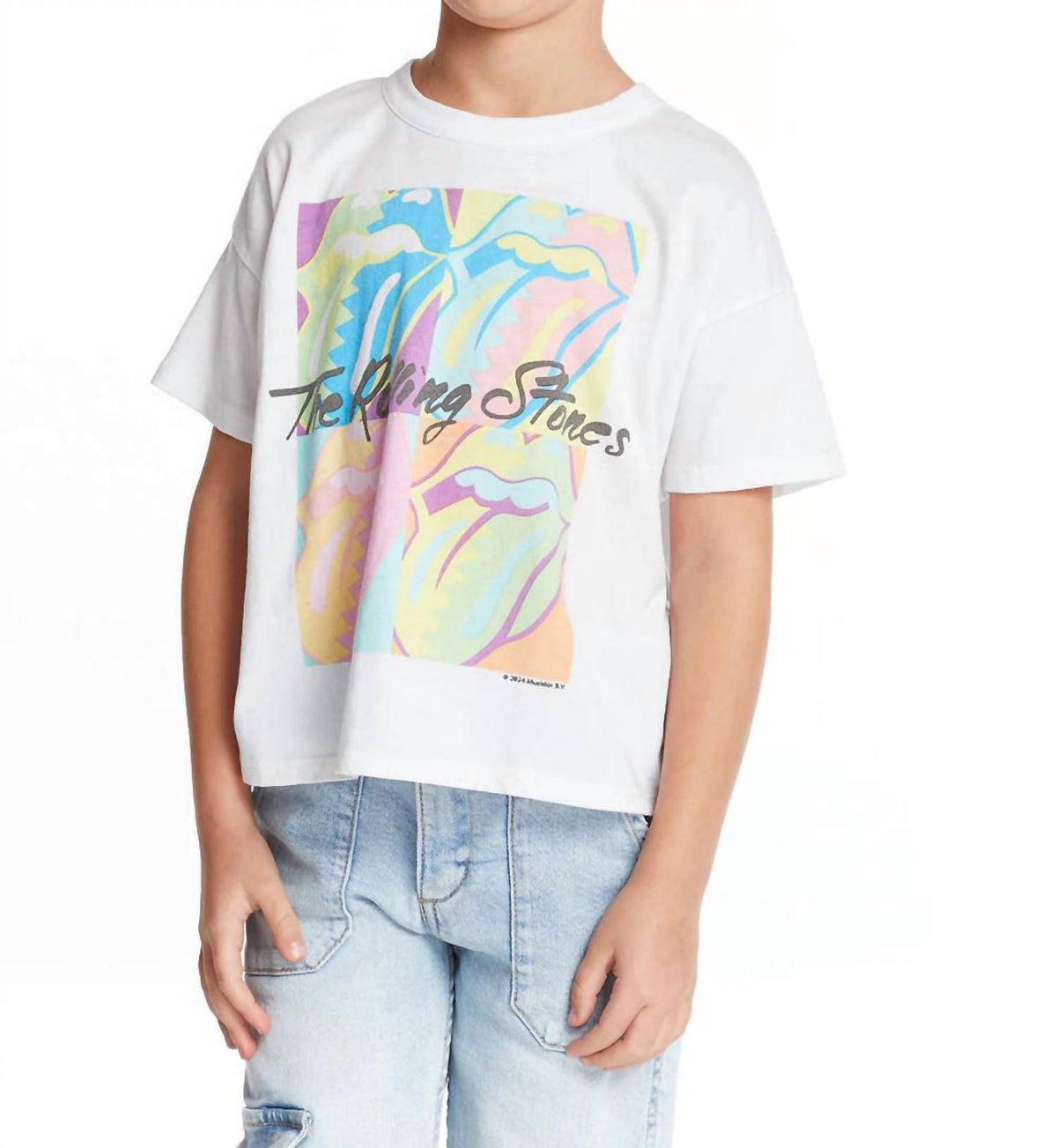 Chaser - Girl's Rolling Stones Multi Logo Tee