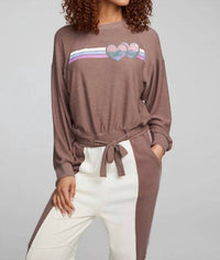 Chaser - Hendrixx Camping Hearts Pullover Top