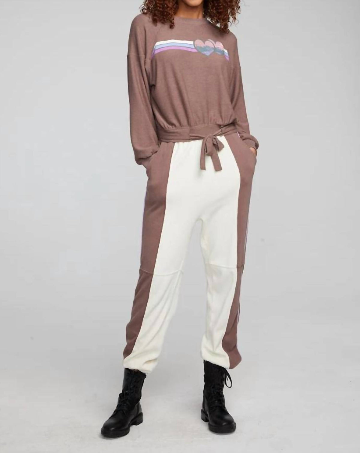 Chaser - Hendrixx Camping Hearts Pullover Top