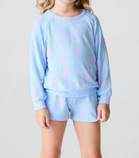 Chaser - Lightning Smile Long Sleeve Sweatshirt