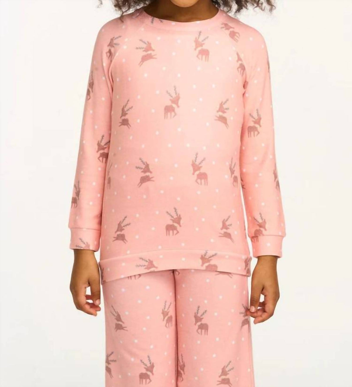 Chaser - Reindeer Snow Pullover Top