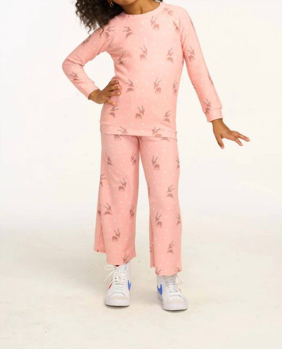 Chaser - Reindeer Snow Pullover Top