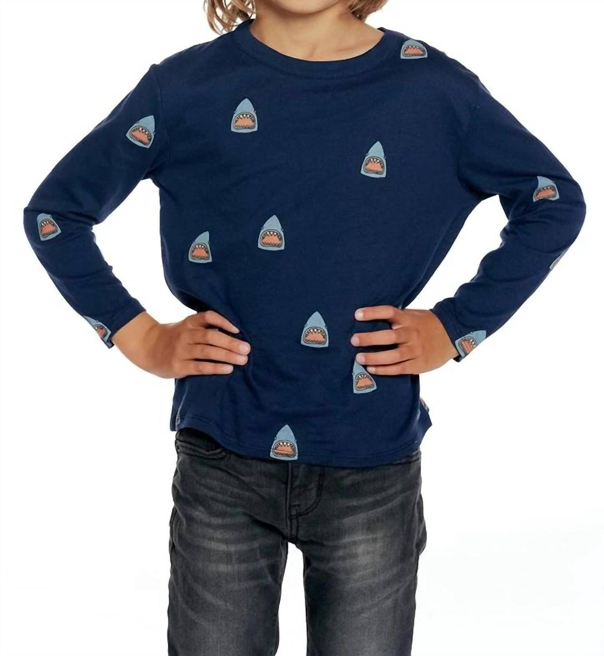 Chaser - Shark Bites Long Sleeve Tee