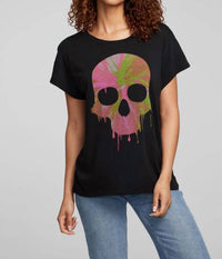 Chaser - Spin Paint Skull Tee