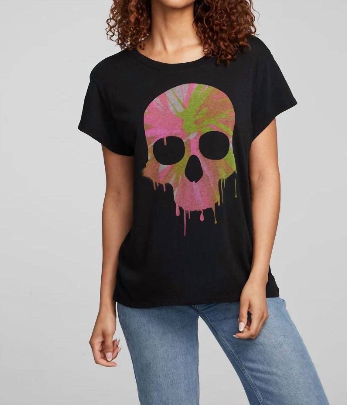Chaser - Spin Paint Skull Tee