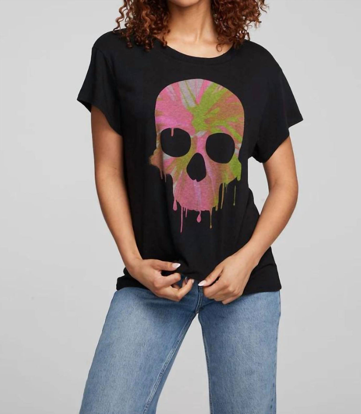 Chaser - Spin Paint Skull Tee