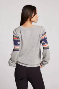 Chaser - Star Stripe Sweater