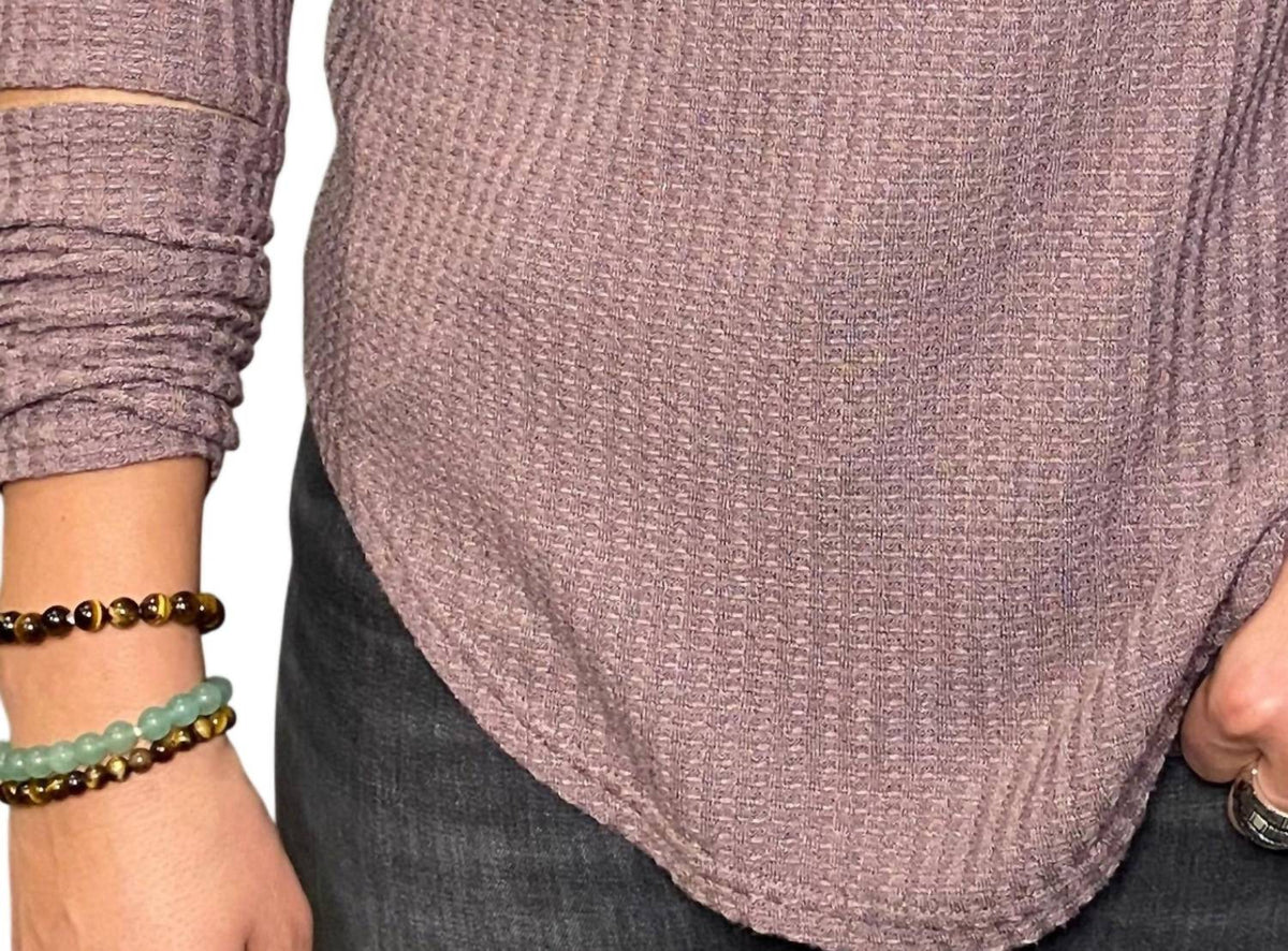 Chaser - Thermal Cutout Sleeve Top