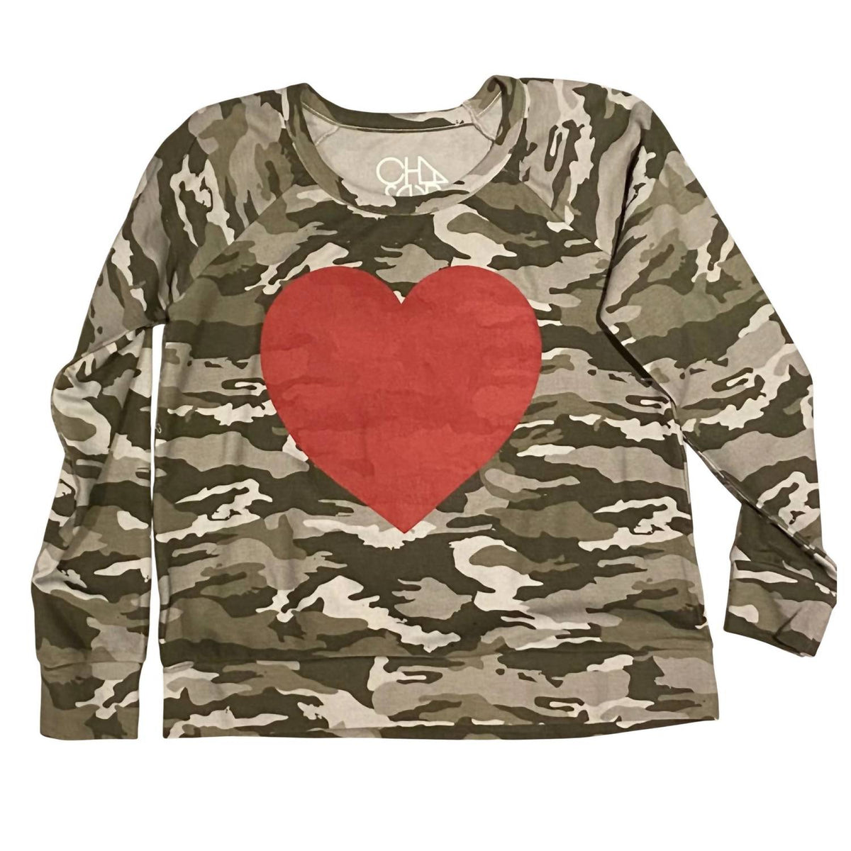 Chaser - Women's Heart Pullover Long Sleeve Tee