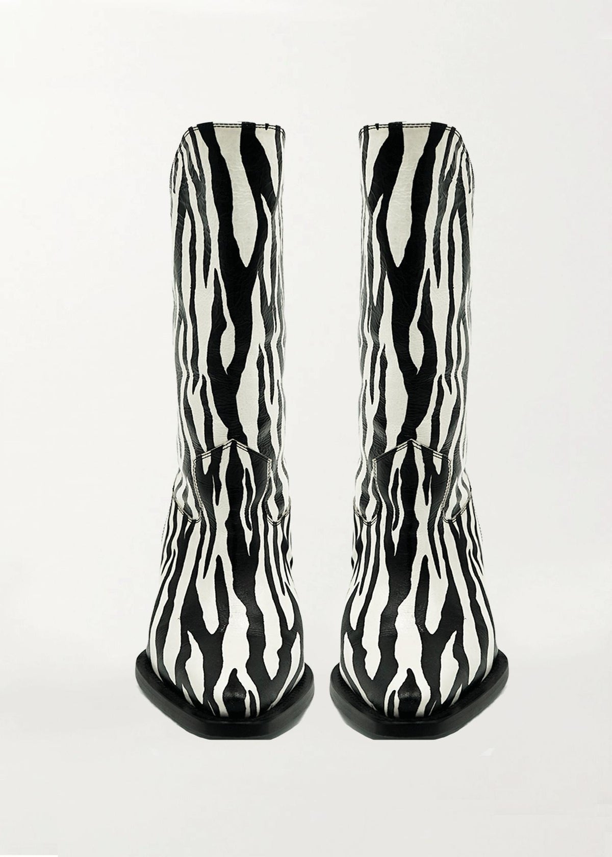 Che By Chelsey - Women's Zebra Texan Boots