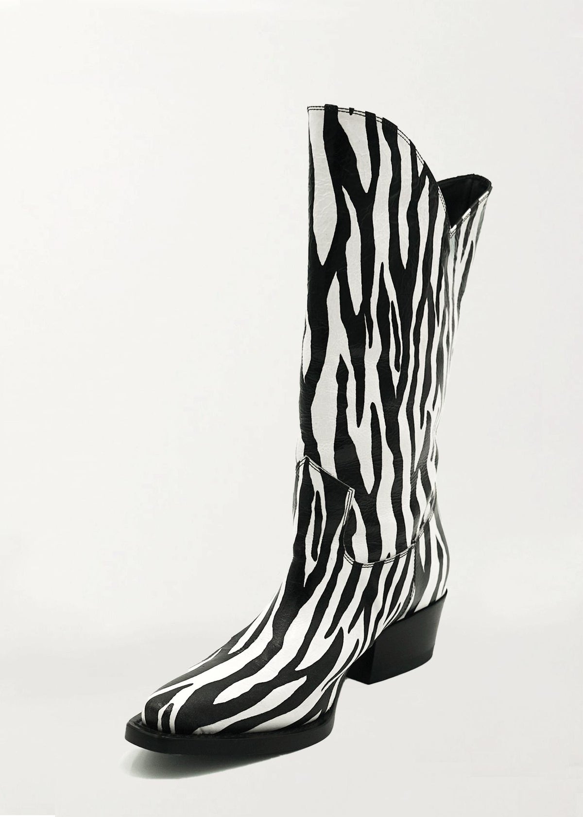 Che By Chelsey - Women's Zebra Texan Boots