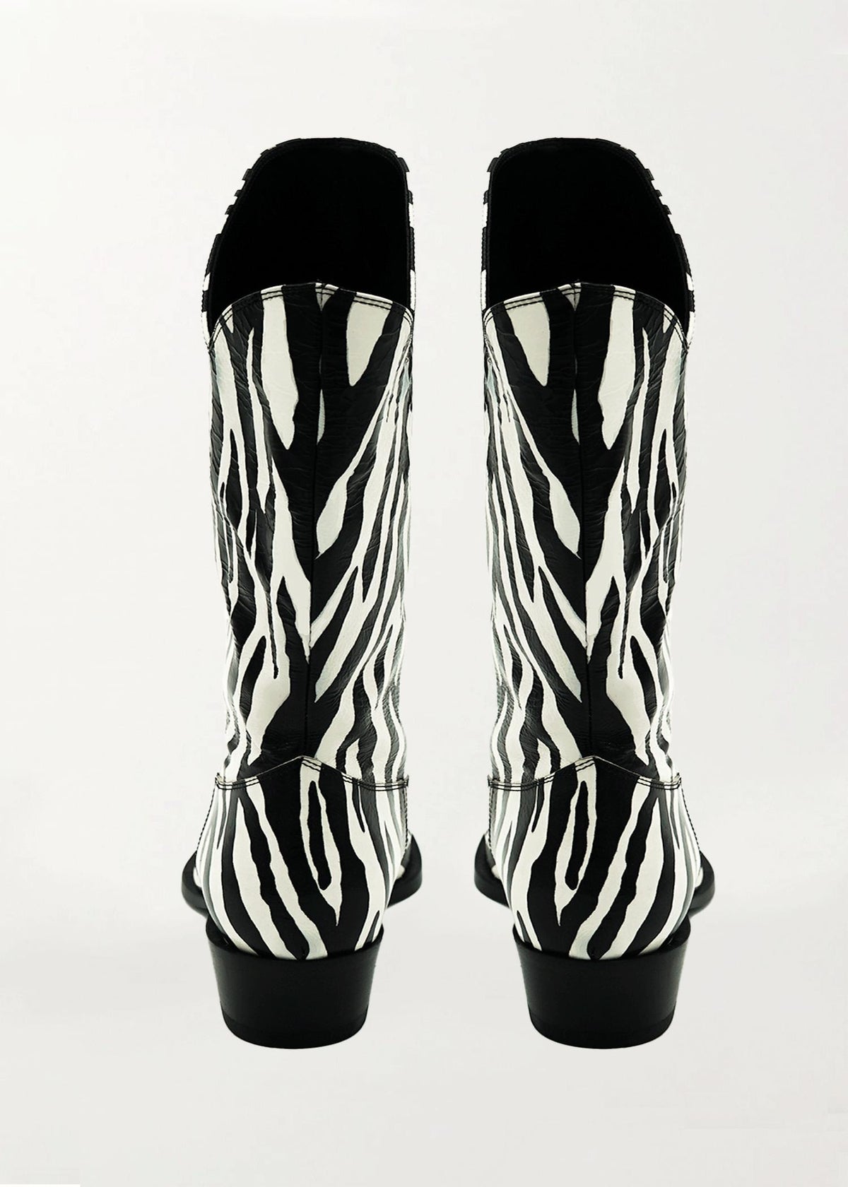 Che By Chelsey - Women's Zebra Texan Boots